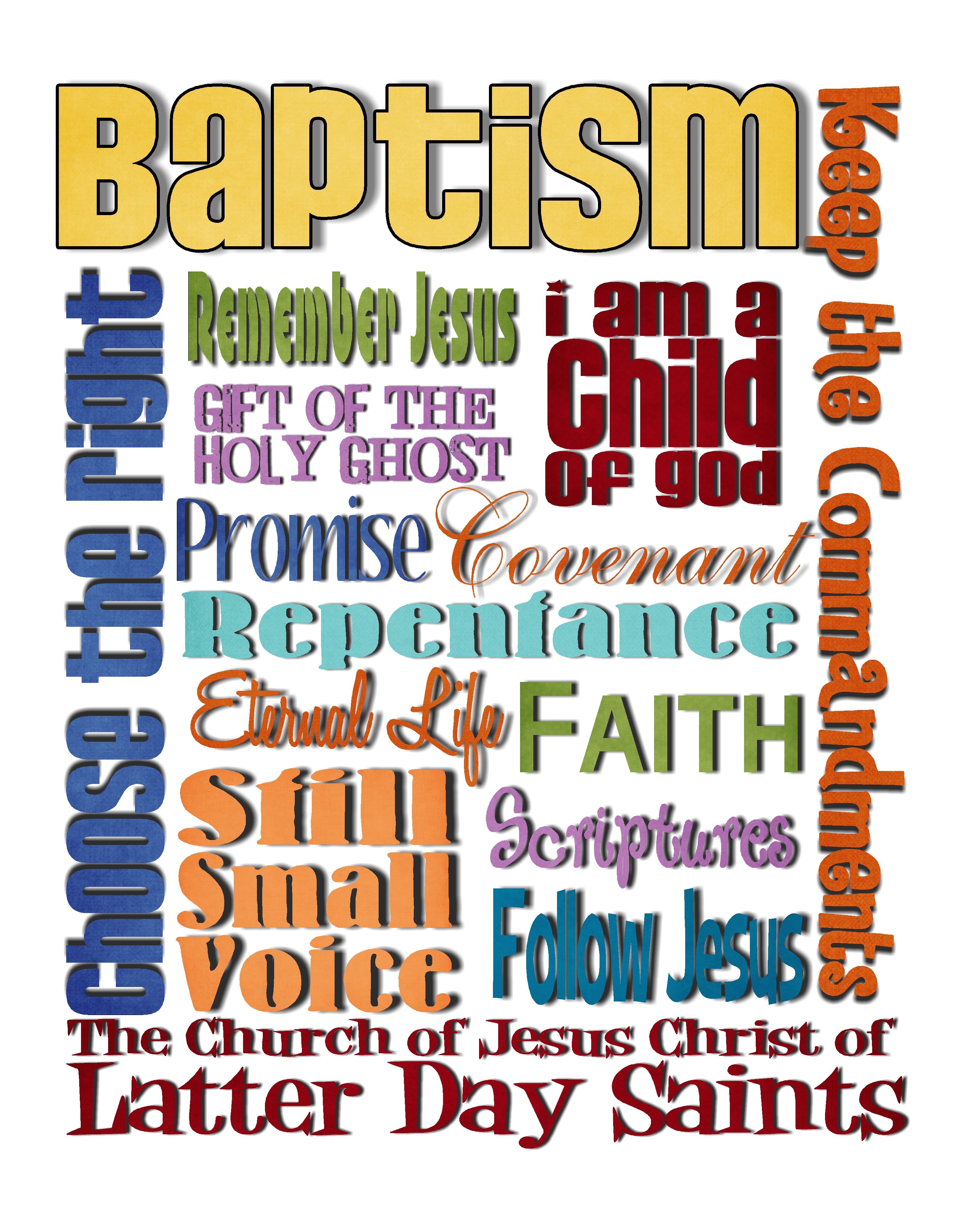 Baptism Subway Art – The Idea Door